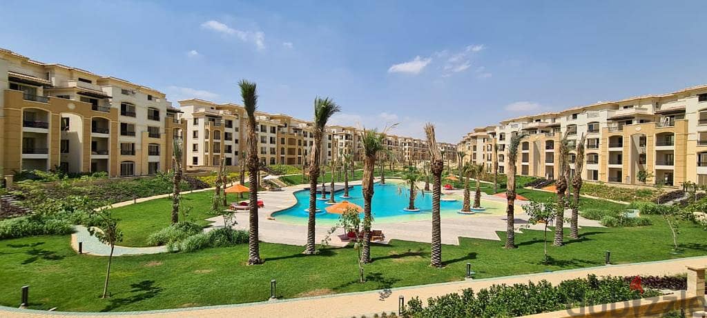 Apartment for sale ready to move pool view in stone residence  compound 14