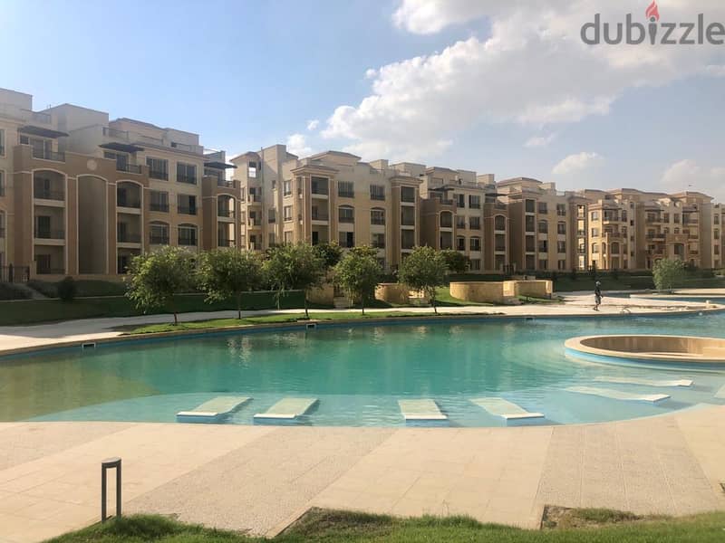 Apartment for sale ready to move pool view in stone residence  compound 16