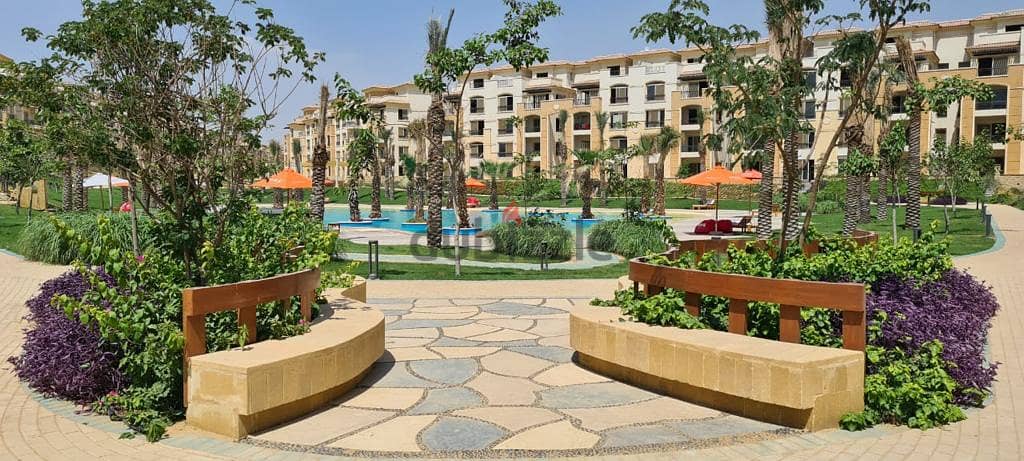 Apartment for sale ready to move pool view in stone residence  compound 20