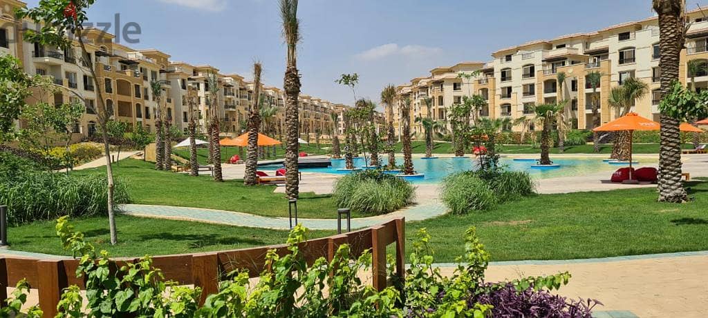 Apartment for sale ready to move pool view in stone residence  compound 22