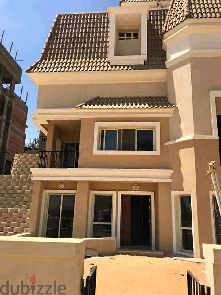 With old price Villa corner for sale at Sarai in front of Madinaty 2