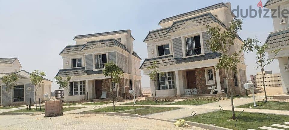 I villa for sale in Mountain View iCity October compound,Ready to move installments over 7 years, with special discounts in case of cash payment 10