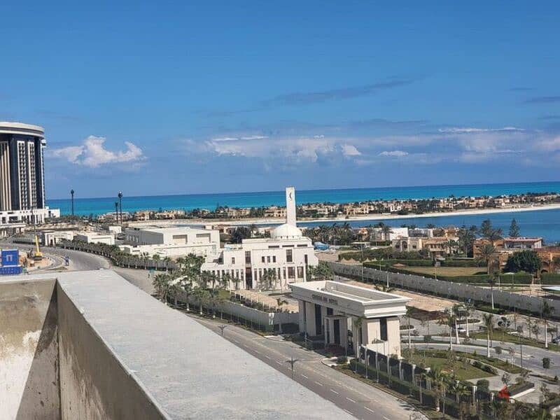 امام الابراج استلم شقه 250م للبيع مزارين العلمين  In front of towers,250m apt for sale in El Alamein 6