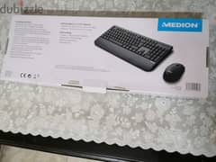 Medion Bluetooth keyboard, new and mouse