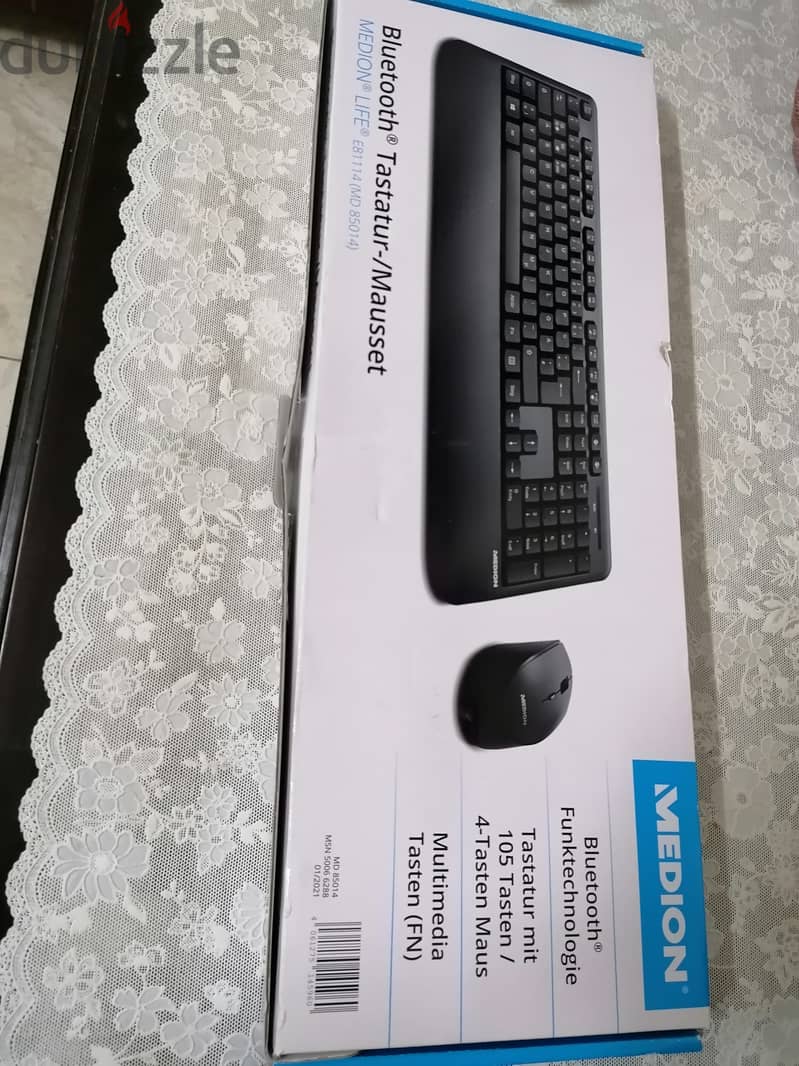 Medion Bluetooth keyboard, new and mouse 3