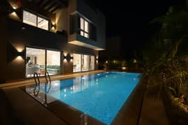 Furnished villa for rent in Mivida with modern furniture and high finishing standards