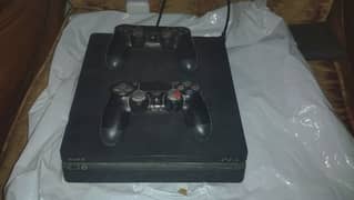PS4 slim with 2 original controllers and fifa21