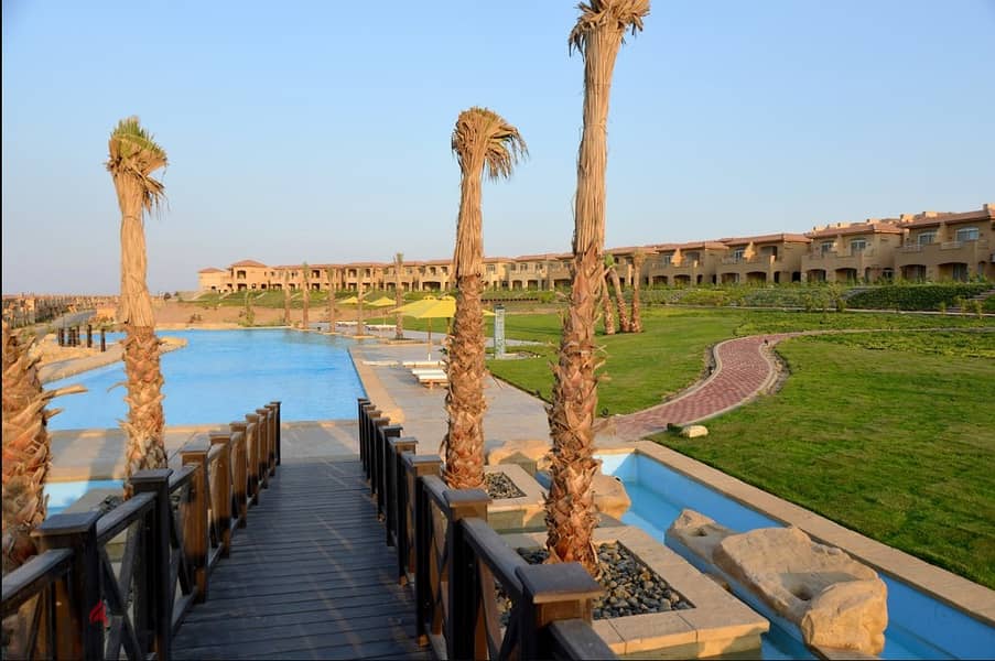 With a down payment of 550 thousand, own a chalet 116m in the village of Telal Ain Sokhna 3