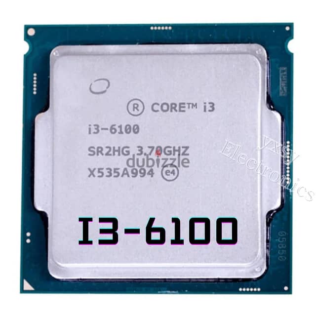 Core i3 6100 جيل سادس 1