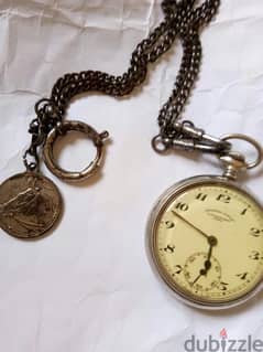 ساعة جيب Tramway اصلية قديمة انتيكا تعمل للبيع