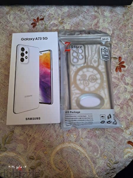 Samsung Galaxy A73 - 5G
Rom 128G
Ram8G    كسر زيرو 1