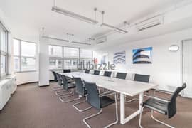 Open plan office space for 10 persons in Cairo, Park Street