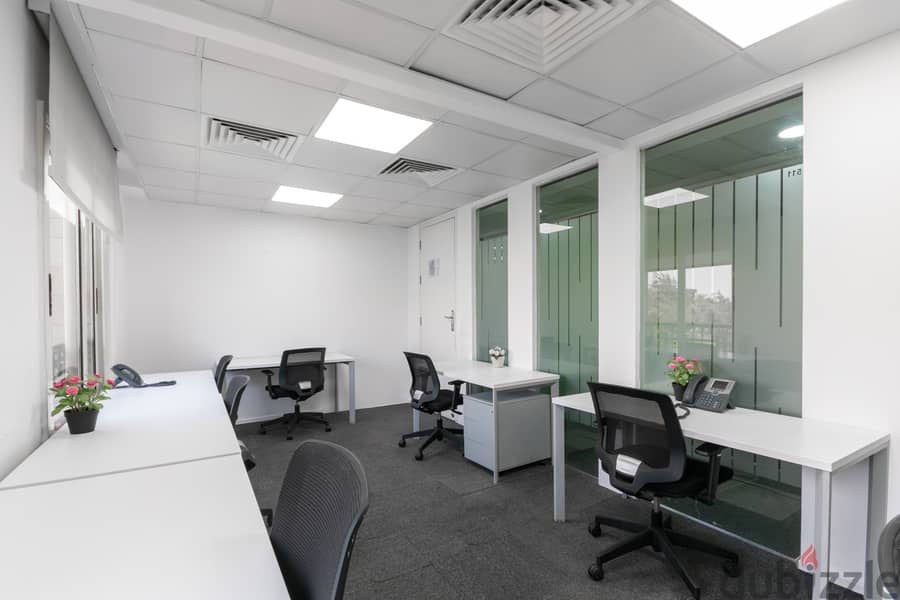 Private office space for 4 persons in Maadi Club 1