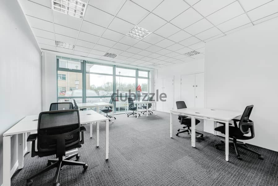 Open plan office space for 10 persons in Cairo Airport 8