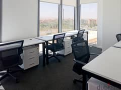 مساحة مكتبية خاصة متكاملة الخدمات لك ولفريق عملك في Arabella New Cairo