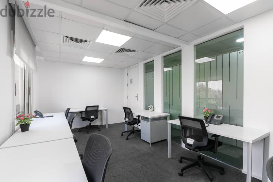 Private office space for 3 persons in Maadi Club 3
