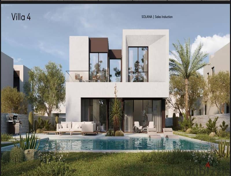 Fully finished twin villa in solana new zayed with 5% DP 15