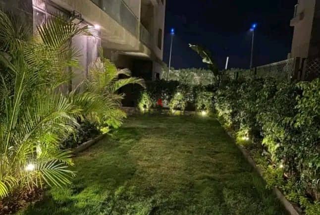Apartment with garden for sale, immediate receipt, fully finished, at a very special price in the Galleria New Cairo 7