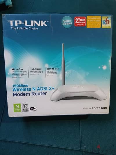 TP-LINK TD‎-W8901N 150 ADSL2 راوتر تي بي لينك