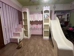 زحليقة مميزة لغرفة الأطفال يمكن تحويلها لغرفة نوم