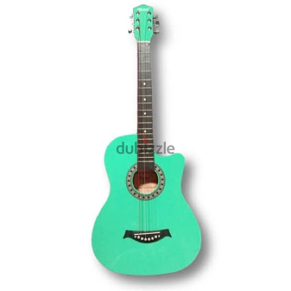 Jielisi Acoustic Wireless Guitar 38 inch - جيتار اكوستيك لاسلكي 2