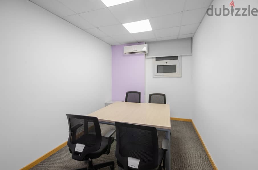 Private office space for 4 persons in Kamarayet Roushdy 5