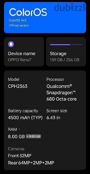 oppo Reno 7 pro 1