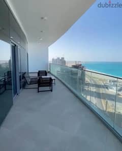 Alamein Towers, apartment for sale, 216 meters (Ready To Move  + finished with ACS), directly on the sea, on the North Coast