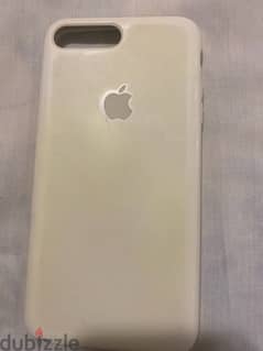 an original white rubber cover for iPhone8Plus
