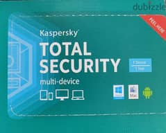 Key Kaspersky Total security 1 Device 1 User 1 year  جديد