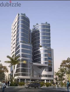 Office with a down payment of 390 thousand, 39.8 meters in a prime location, 13th floor, direct facade, finished with air conditioning.