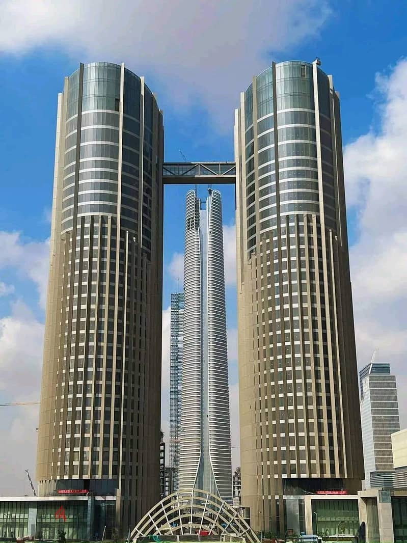 Administrative office, 35th floor  The tower's landmark is directly on the northern Bin Zayed axis, in front of the iconic tower 1