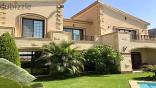 Villa for sale in the most luxurious compounds in the settlement, directly in front of Al-Rehab