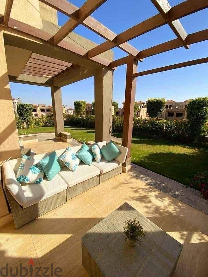 Villa for sale, 268 sqm, immediate receipt, in Palm Hills Compound, New Cairo Settlement 4