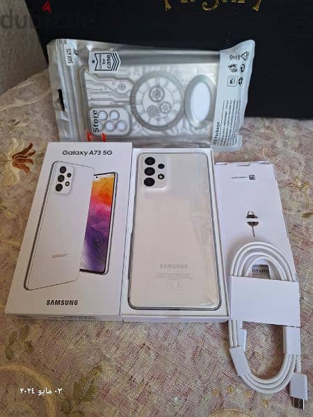 Samsung Galaxy A73 - 5G
Rom 128G
Ram8G    كسر زيرو 4