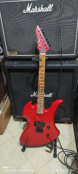 BC Rich Mockingbird electric guitar class axe era 1987 Japan 0