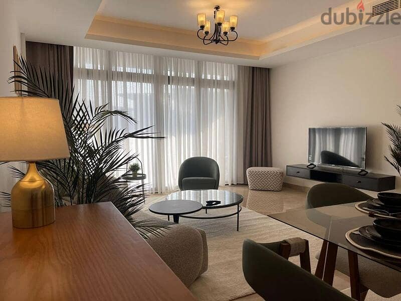 Apartment for rent CFC Aura with garden New Cairo 6