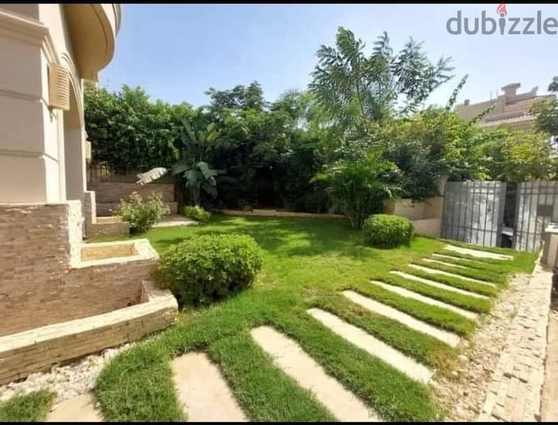 Villa for sale in Stone Park Compound, Fifth Settlement, directly on the ring road 1