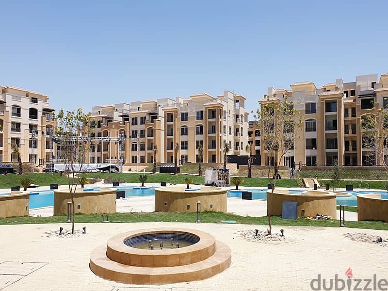 شقة ارضي مذهلة في ستون ريزيدنس القاهرة الجديدة 128م للبيع 2