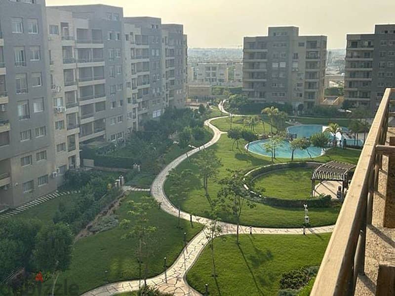 finished Apartment 165m  At The Square ( Sabbour ) New Cairo Landscape & Water Feature View 2