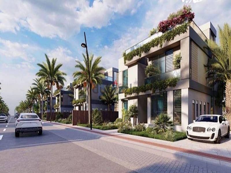 TownHouse at SA'ada New Cairo   (Less than company price 10 million. . ) First row on lake 8