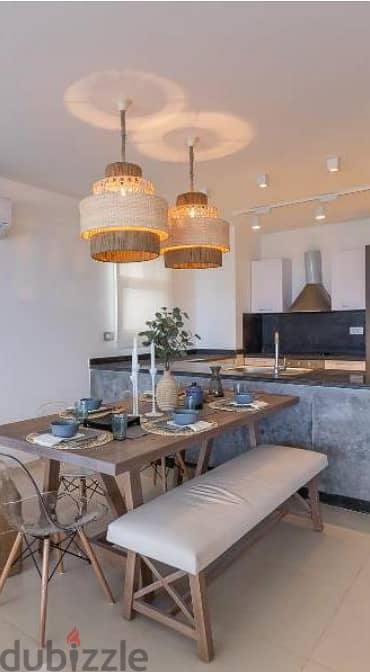 Distinctive residential studio, 76 sqm, ground floor with 50 sqm garden, for sale with a 10% down payment in Bloom Fields Compound, Tatweer Misr, Most 16