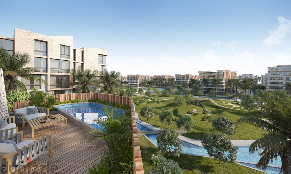 3-bedroom apartment, 168 sqm, for sale with a special installment discount in Bloom Fields Compound in Mostaqbal City, New Cairo. Hurry and find out t 17