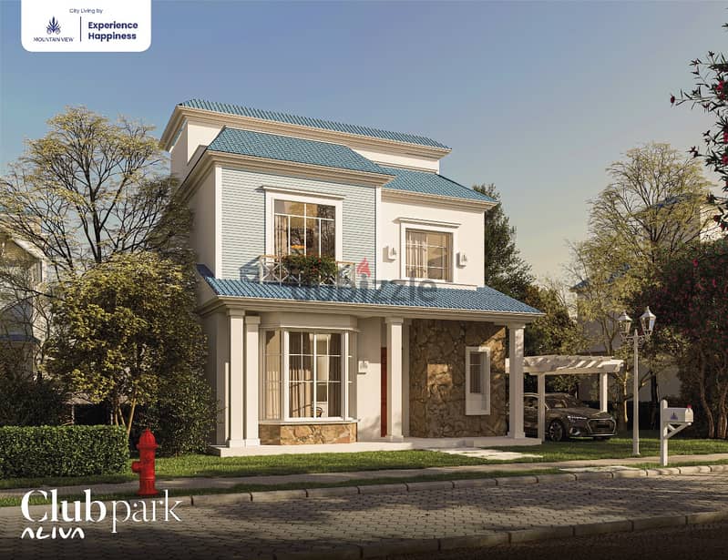 Townhouse villa 210 sqm with 91 sqm garden for sale in Aliva MOUNTAINVIEW Mostaqbal Compound in New Cairo with a 5% down payment 9