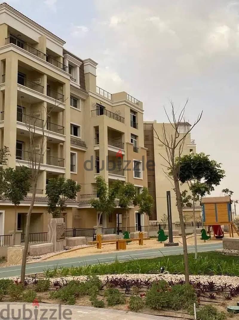 Apartment for sale at a 42% discount in Sarai Compound, Fifth Settlement, with a down payment of only 900,000, in front of Cairo Airport, Sarai Elmost 5