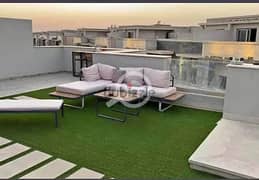 4BR - penthouse 220m with roof 127m for sale prime location in new cairo compound sarai front to madnity 0