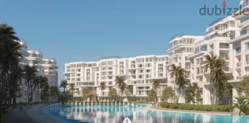 180-meter apartment for sale with a 10% down payment directly on the Lagoon in a full-service compound in the heart of the Administrative Capital 0