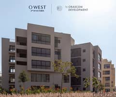 شقة للبيع 152م في كمبوند Owest من اوراسكوم بموقع مميز في أكتوبر امام مول مصر بمقدم 5% 0