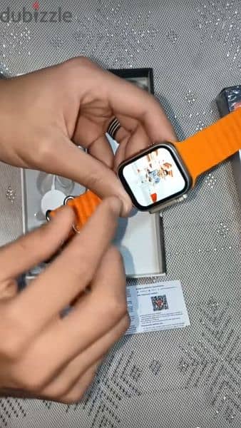 smart watch t800 ultra (orange) 4