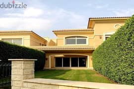 Twin house for sale with a view on the landscape in Stone Park next to Katameya Heights with installments توين هاوس للبيع فيو على لاند سكيب فى ستون با